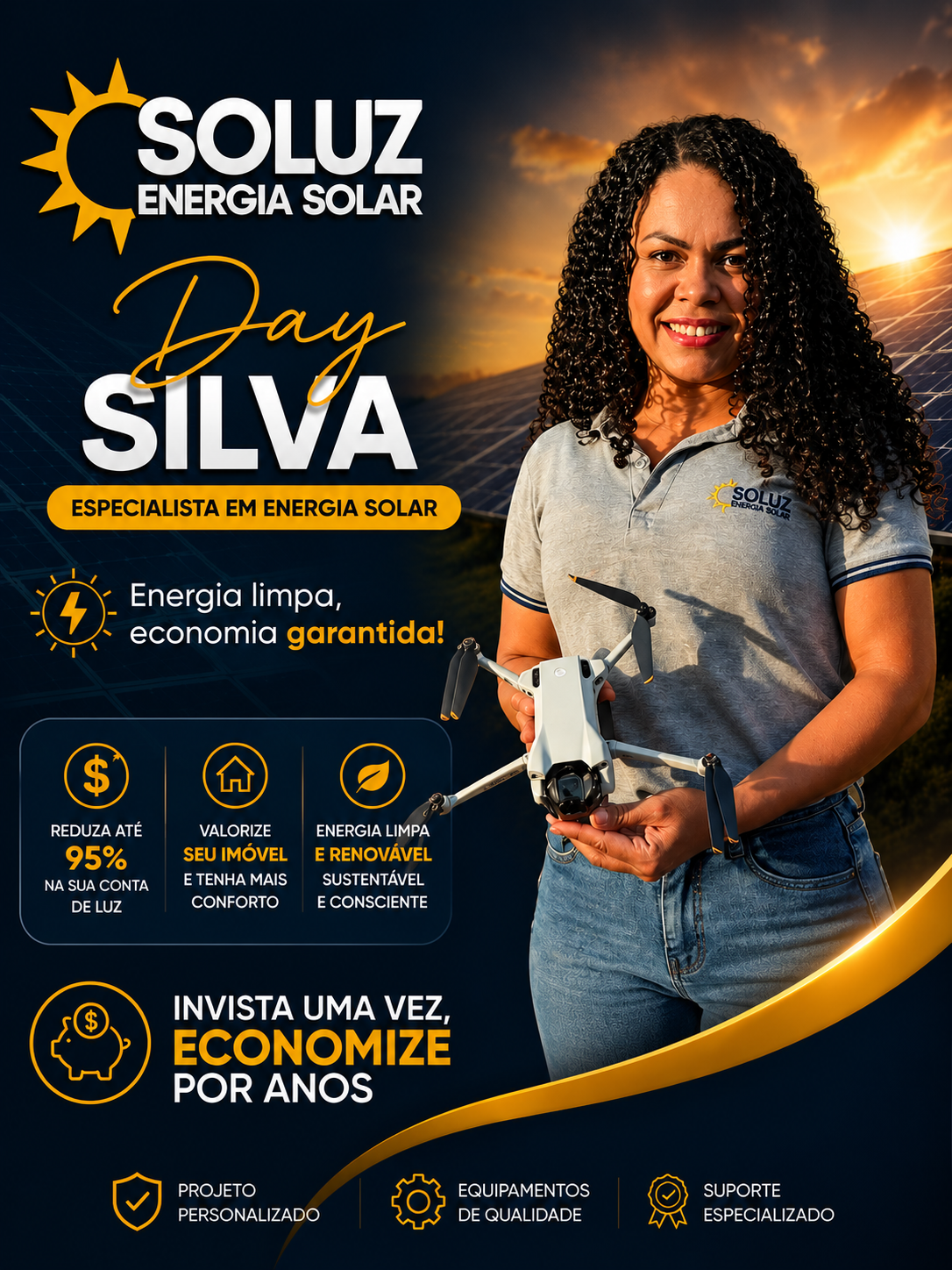 Day Silva — Especialista em Energia Solar